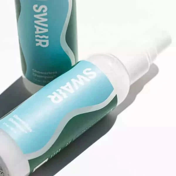 travel size Showerless Shampoo bottles